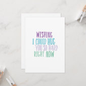 Umarmen Sie sich so hart Karte (Vorderseite/Rückseite Beispiel)