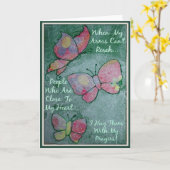 Umarmen Sie Sie mit meiner Gebets-Gruß-Karte Karte (Gelbe Blume)