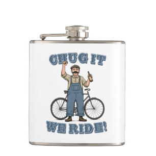 Umarmen wir es mit dem Fahrrad Flachmann
