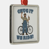Umarmen wir es mit dem Fahrrad Ornament Aus Metall (Rechts)