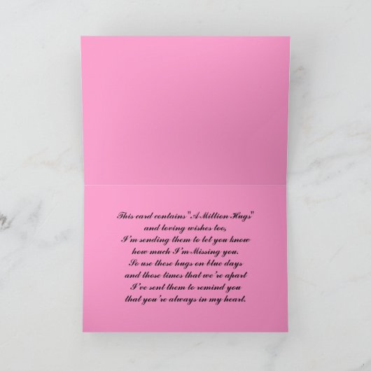 Umarmkarte Karte (Innenseite)