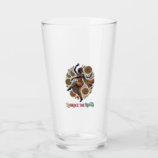 Umarmt den Roots Dance Glas (Vorderseite)