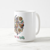Umarmt den Roots Dance Kaffeetasse (VorderseiteRechts)