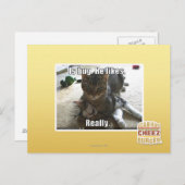 Umarmt. Er mag. Postkarte (Vorne/Hinten)