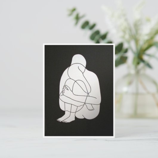 umarmt postkarte (Stehend Vorderseite)