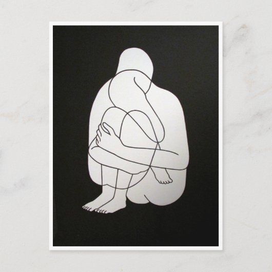 umarmt postkarte (Vorderseite)