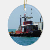 Umarmung am Arbeitsplatz Keramikornament (Links)