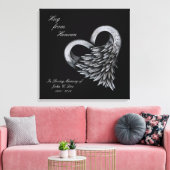 Umarmung aus dem Himmel, benutzerdefinierbarer Dru Leinwanddruck (Insitu (Wohnzimmer))