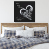 Umarmung aus dem Himmel, benutzerdefinierbarer Dru Leinwanddruck (Insitu (Schlafzimmer))