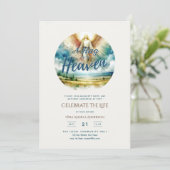 Umarmung aus dem Paradiesgedicht zur Erinnerung an Einladung (Stehend Vorderseite)