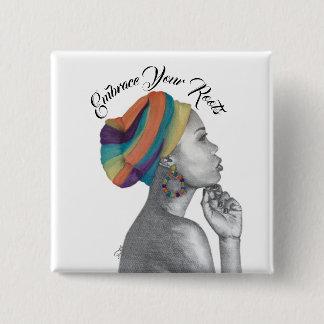 Umarmung Deiner Wurzeln Reverspin Button