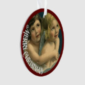 Umarmung der Cherubs Ornament (Vorderseite)