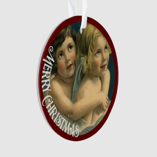 Umarmung der Cherubs Ornament (Vorderseite)
