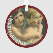 Umarmung der Cherubs Ornament (Rückseite)