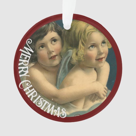 Umarmung der Cherubs Ornament (Vorderseite)