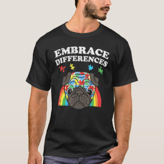 Umarmung der Unterschiede Autismus-Bewusstsein Mop T-Shirt