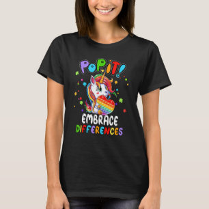 Umarmung der Unterschiede Einhorn Dabbing Puzzle A T-Shirt