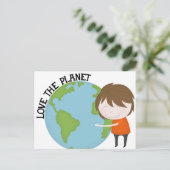 Umarmung der Welt Postkarte (Stehend Vorderseite)