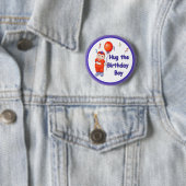 Umarmung des Geburtstags Button (Beispiel)