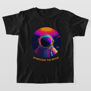 Umarmung des Weltraums Kinder T-Shirt