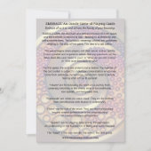 UMARMUNG: ein Oracle-Spiel der Spielkarten Einladung (Vorderseite)