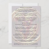 UMARMUNG: ein Oracle-Spiel der Spielkarten Einladung (Rückseite)