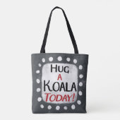 Umarmung einer Koala Heute Tote Tasche (Rückseite)