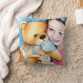 Umarmung eines Bären Kissen (Decke)