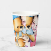 Umarmung eines Bären Pappbecher (Rechts)