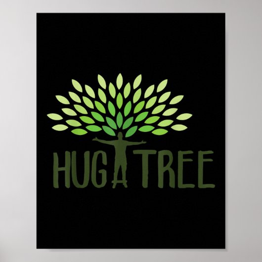 Umarmung eines Baumes - Baumhugger, Earth Day Lieb Poster (Vorne)