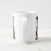 Umarmung eines Bulldots Jumbo-Tasse (Rückseite)