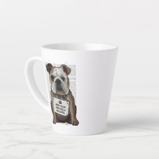 Umarmung eines Bulldots Milchtasse (Linke Ecke)