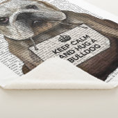 Umarmung eines Bulldots Sherpadecke (3/4)