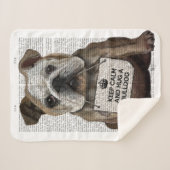 Umarmung eines Bulldots Sherpadecke (Vorderseite (Horizontal))