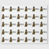 Umarmung eines Erdhakens Geschenkpapier (Flach)