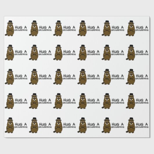 Umarmung eines Erdhakens Geschenkpapier (Flach)