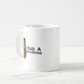 Umarmung eines Erdhakens Kaffeetasse (Vorderseite Links)