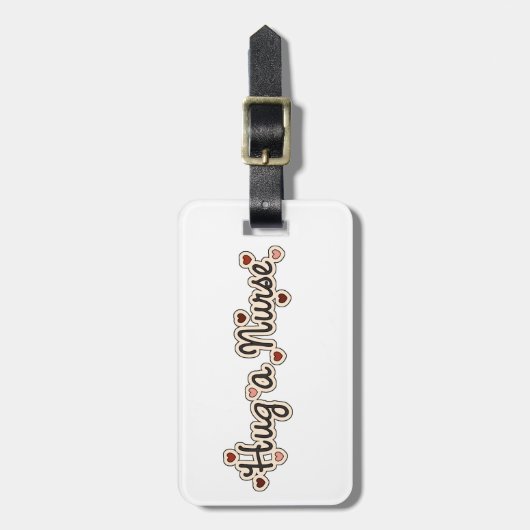 Umarmung eines Gepäckanhängers Gepäckanhänger (Vorderseite vertikal)