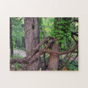 Umarmung eines Naturschutzpuzzles Puzzle