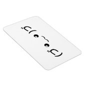 Umarmung Emoticon (づ ◕ ‿ ◕)づ japanischer Kaomoji Magnet (Rechte Seite)