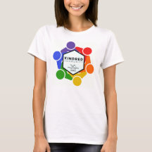 "UMARMUNG FÜR ALLE" Basic T-Shirt für Damen