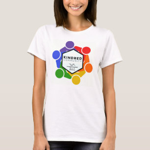 "UMARMUNG FÜR ALLE" Basic T-Shirt für Damen
