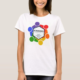 "UMARMUNG FÜR ALLE" Basic T-Shirt für Damen