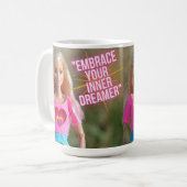 Umarmung Ihres inneren Träumers Kaffeetasse (Vorderseite Links)