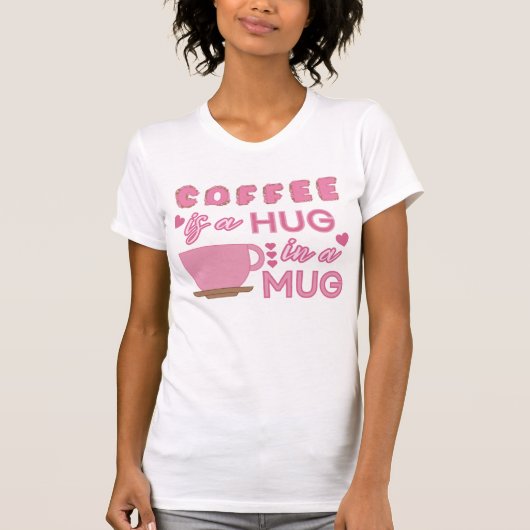 Umarmung in einer Tasse T-Shirt (Vorderseite)