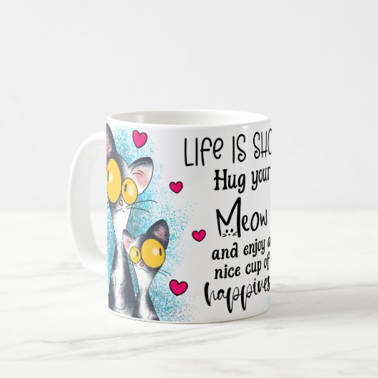 Umarmung Kaffeetasse (Vorderseite Links)