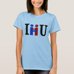 Umarmung, Lächeln, Wiederholung T-Shirt