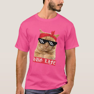 Umarmung Leben Kitzchen Katze Schläger Gansta Lust T-Shirt