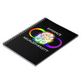 Umarmung Neurodiversity Notizbuch Notizblock (Linke Seite)
