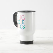 Umarmung von Hunden Reisebecher (Vorderseite Links)
